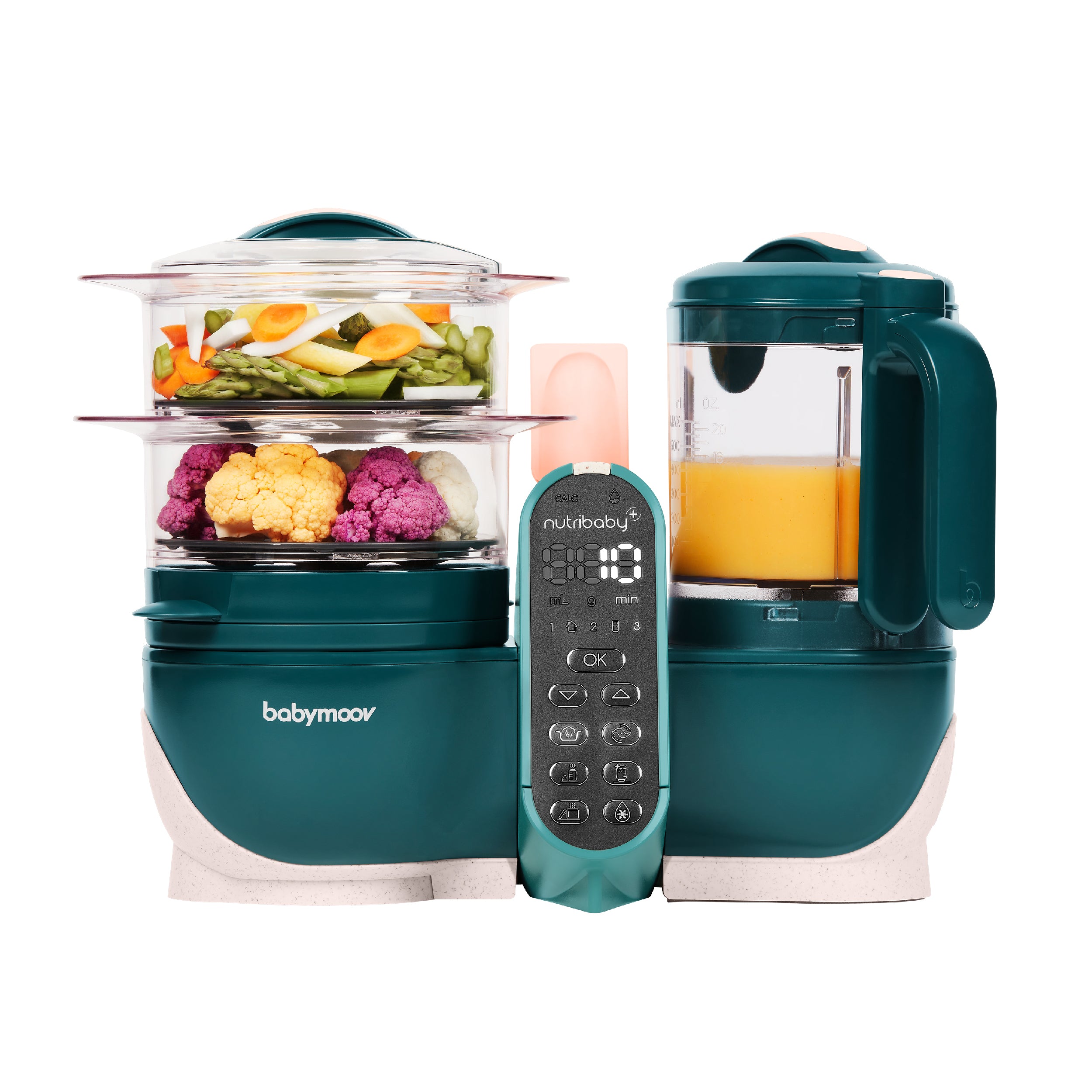 Couvercle Bol Mixage - Nutribaby(+) Opal Green