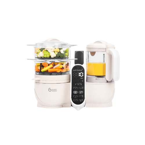 Bol de mixage avec lame Nutribaby (+) Mineral Beige