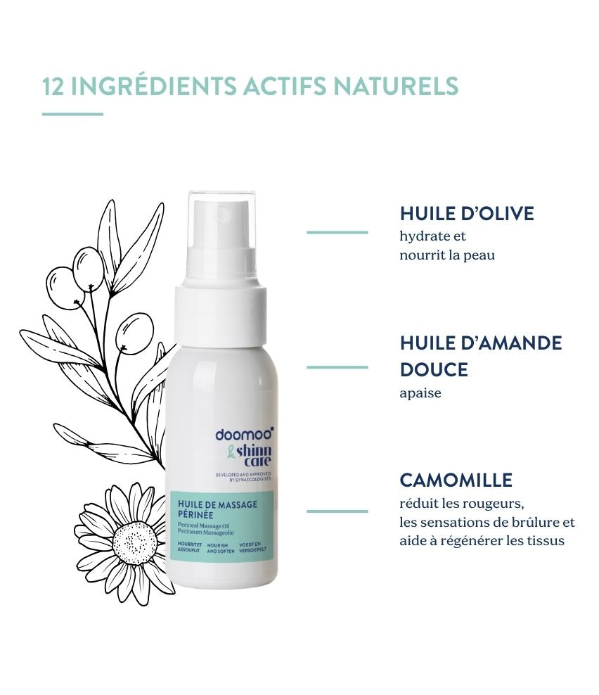 huile massage périnée