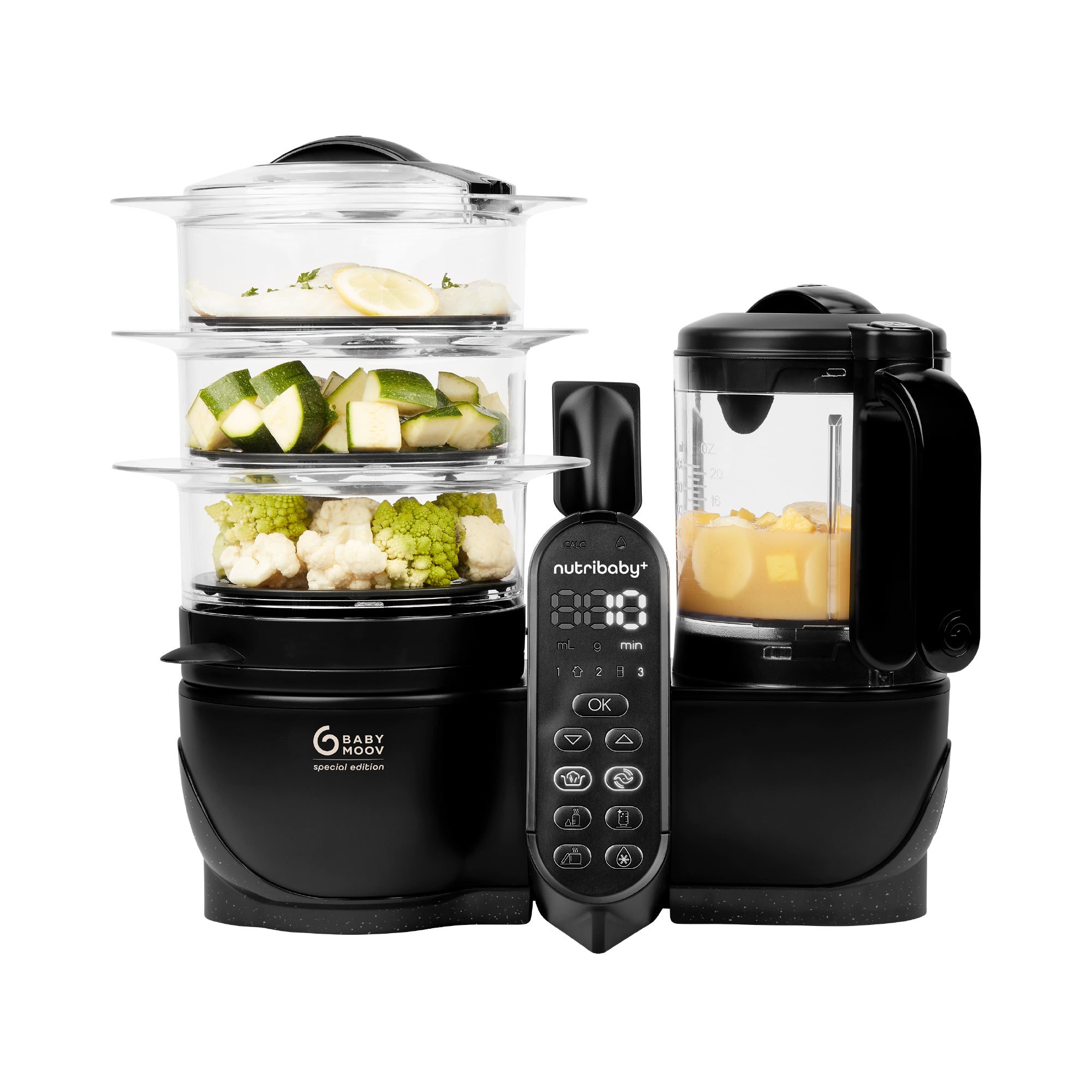 Réceptacle de jus de cuisson Nutribaby (+) XL Mineral Black
