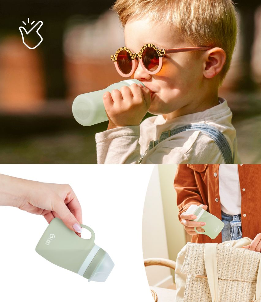 Gourde silicone ergonomique