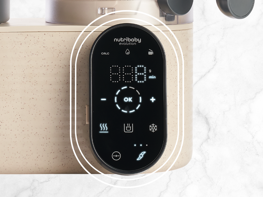 Panneau tactile du Nutribaby Evolution